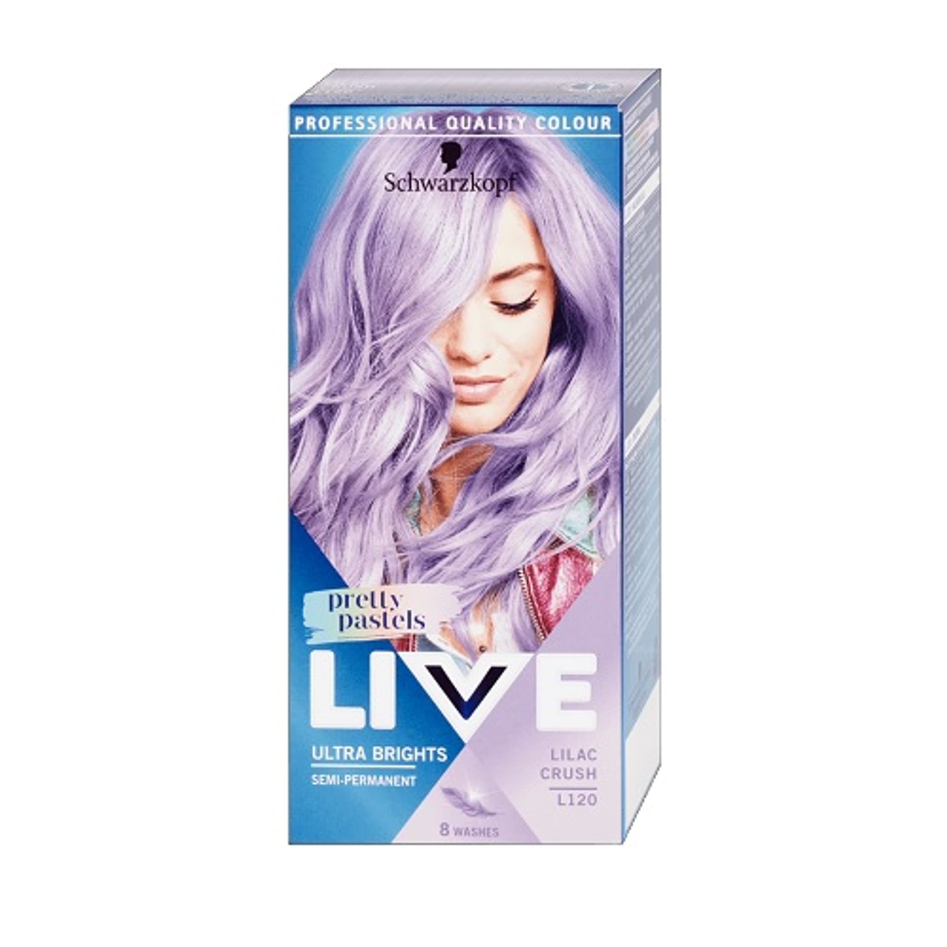 

Schwarzkopf Live Ultra Brights Pretty Pastels farba do włosów do 8 myć L120 Lilac Crush