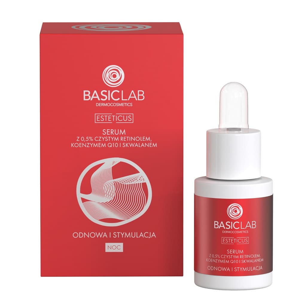 

BasicLab Esteticus serum z czystym retinolem 0.5% Odnowa i Stymulacja 15ml