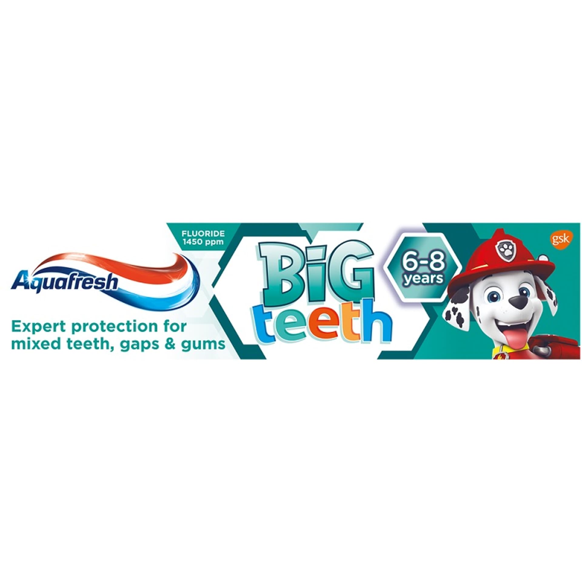 

Aquafresh Pasta do zębów dla dzieci Big Teeth 6-8 lat Psi Patrol 50ml