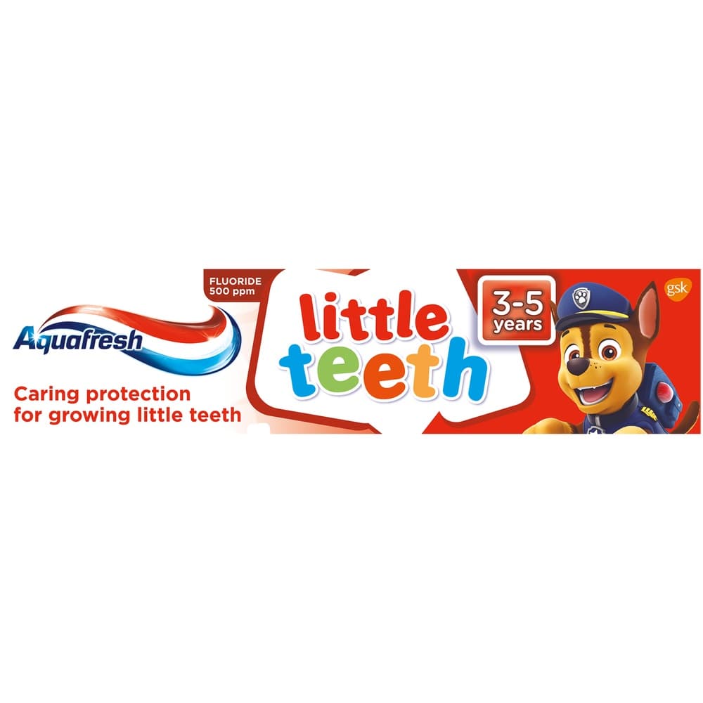 

Aquafresh Pasta do zębów dla dzieci Little Teeth 3-5 lat Psi Patrol 50ml