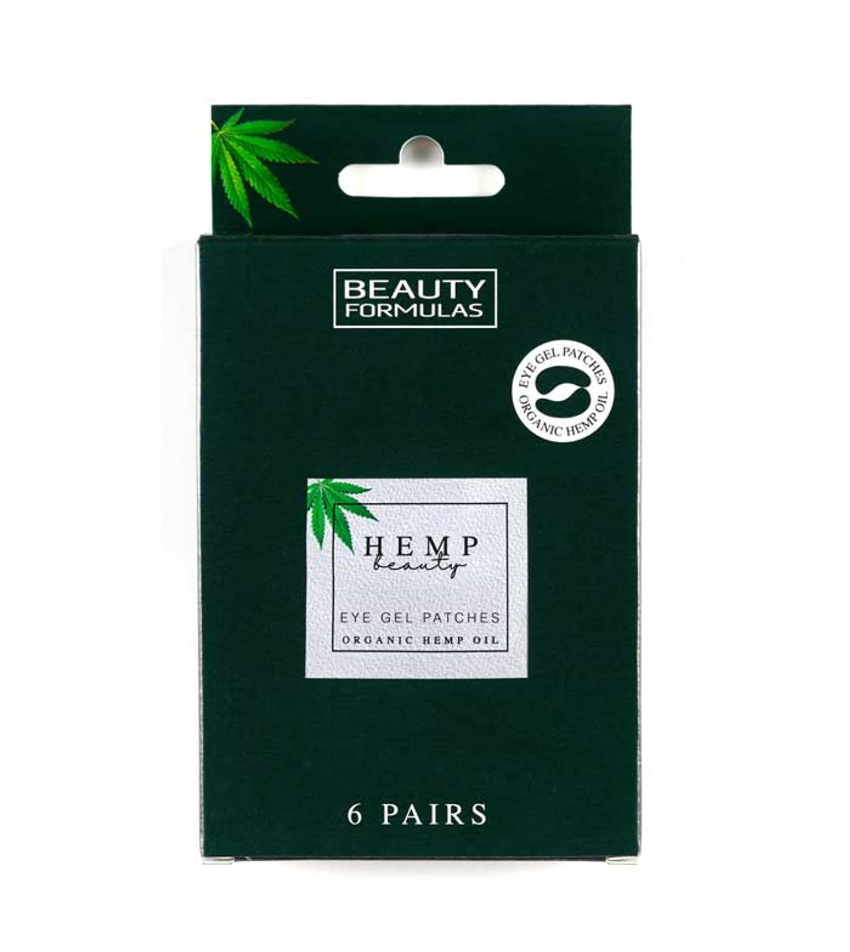 

Beauty Formulas Hemp Beauty Żelowe Płatki pod oczy z olejem konopnym 1op.-6 par