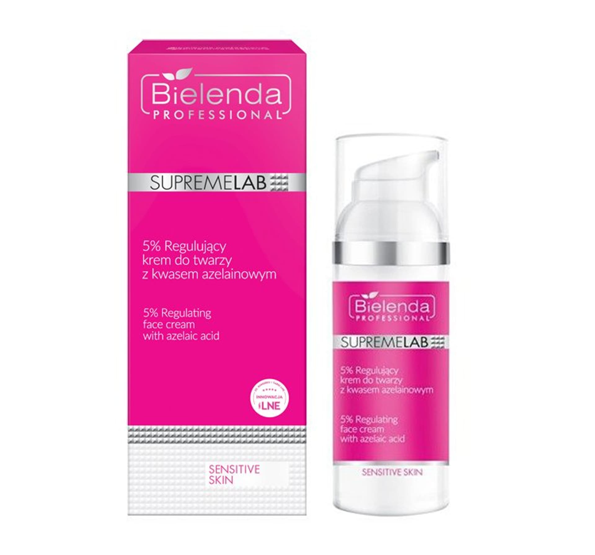 

Bielenda Professional SupremeLab Sensitive Skin 5% regulujący krem do twarzy z kwasem azelainowym 50ml