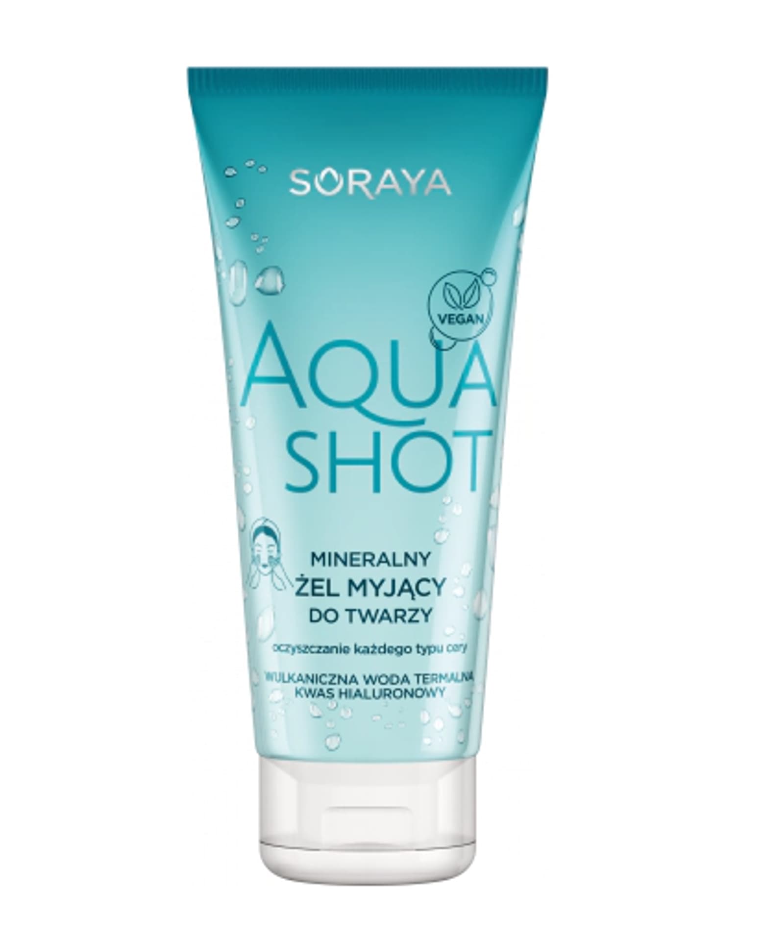 

Soraya Aqua Shot mineralny żel myjący do twarzy 150ml