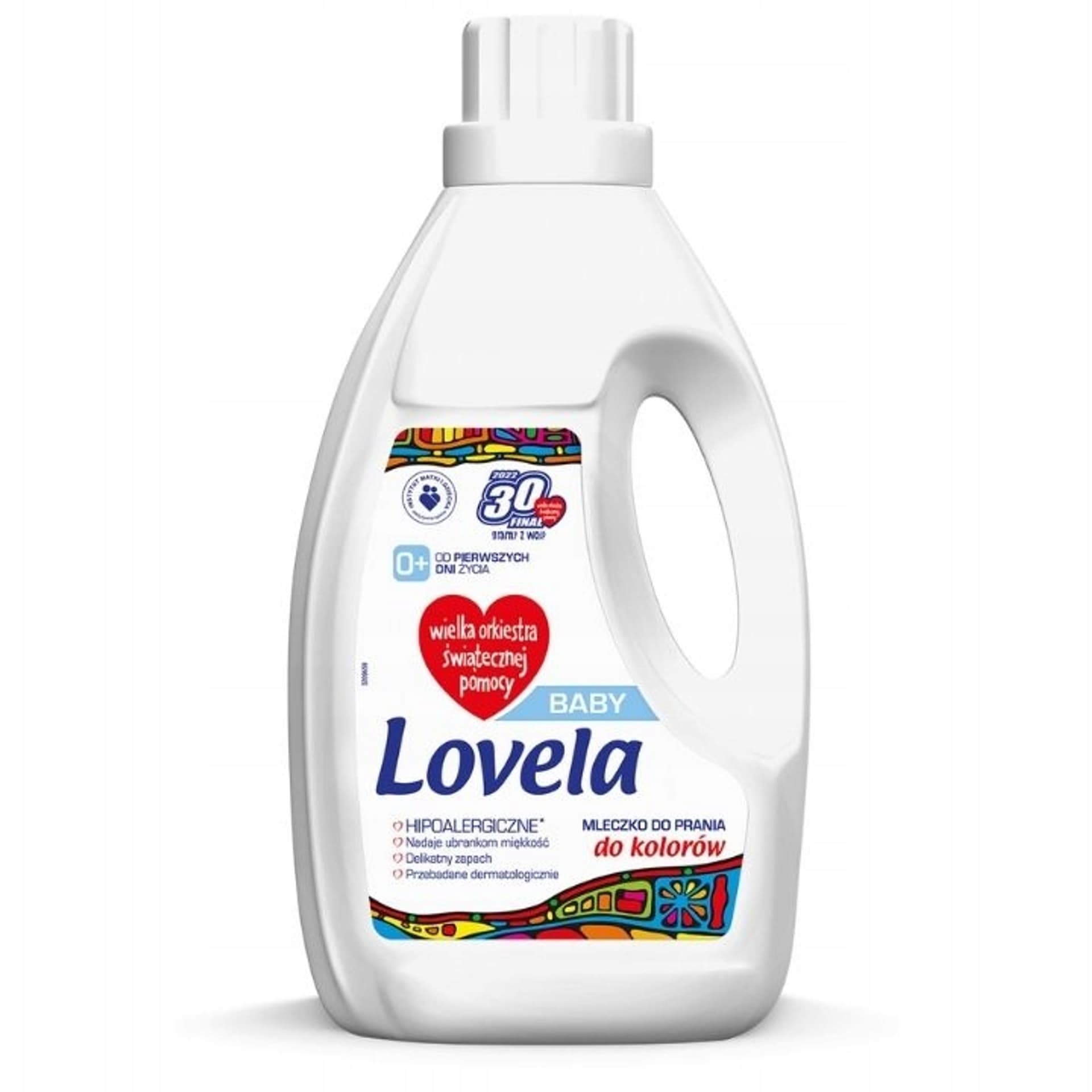 

Lovela Baby hipoalergiczne mleczko do prania ubranek niemowlęcych i dziecięcych do kolorów 1.45l