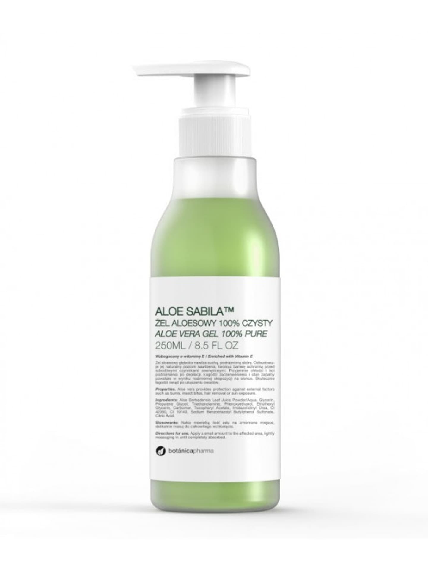 

Botanicapharma Aloe Sabila żel aloesowy 100% czysty 250ml