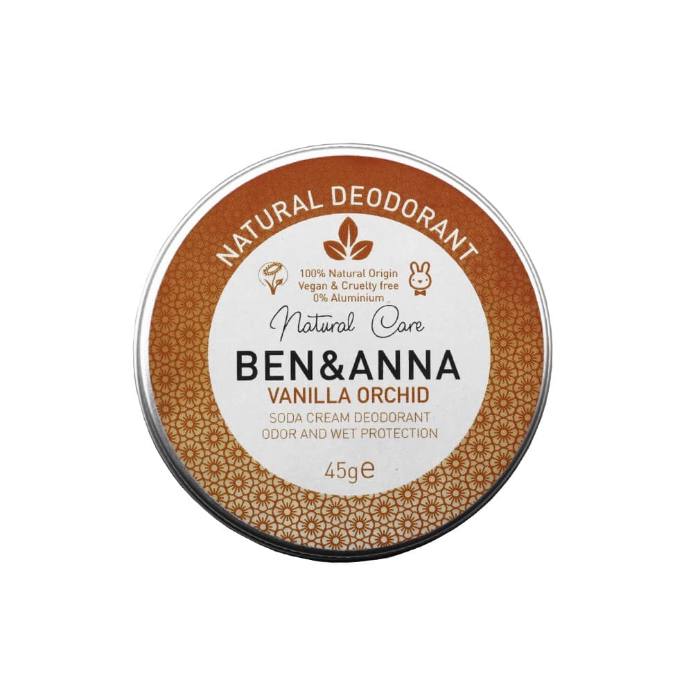 

BENANNA Natural Deodorant naturalny dezodorant w kremie w metalowej puszce Vanilla Orchid 45g