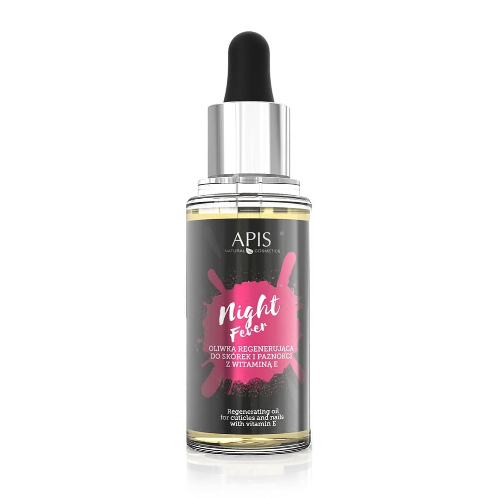 

Apis night fever oliwka regenerująca do skórek i paznokci z witaminą E, 30 ml