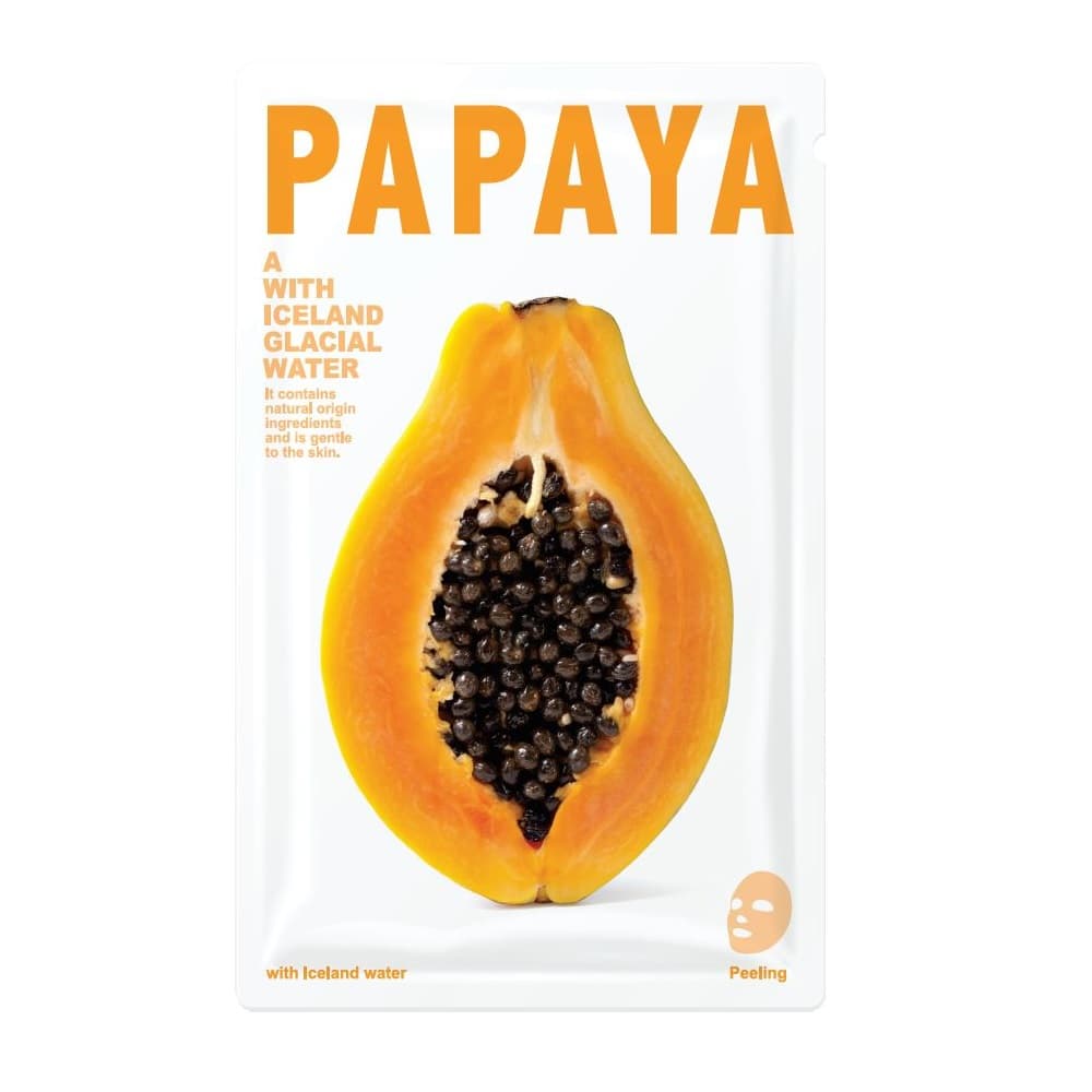 

Blue Dot Mask A With Iceland Glacial Water wygładzająca maseczka w płacie Papaya 20g