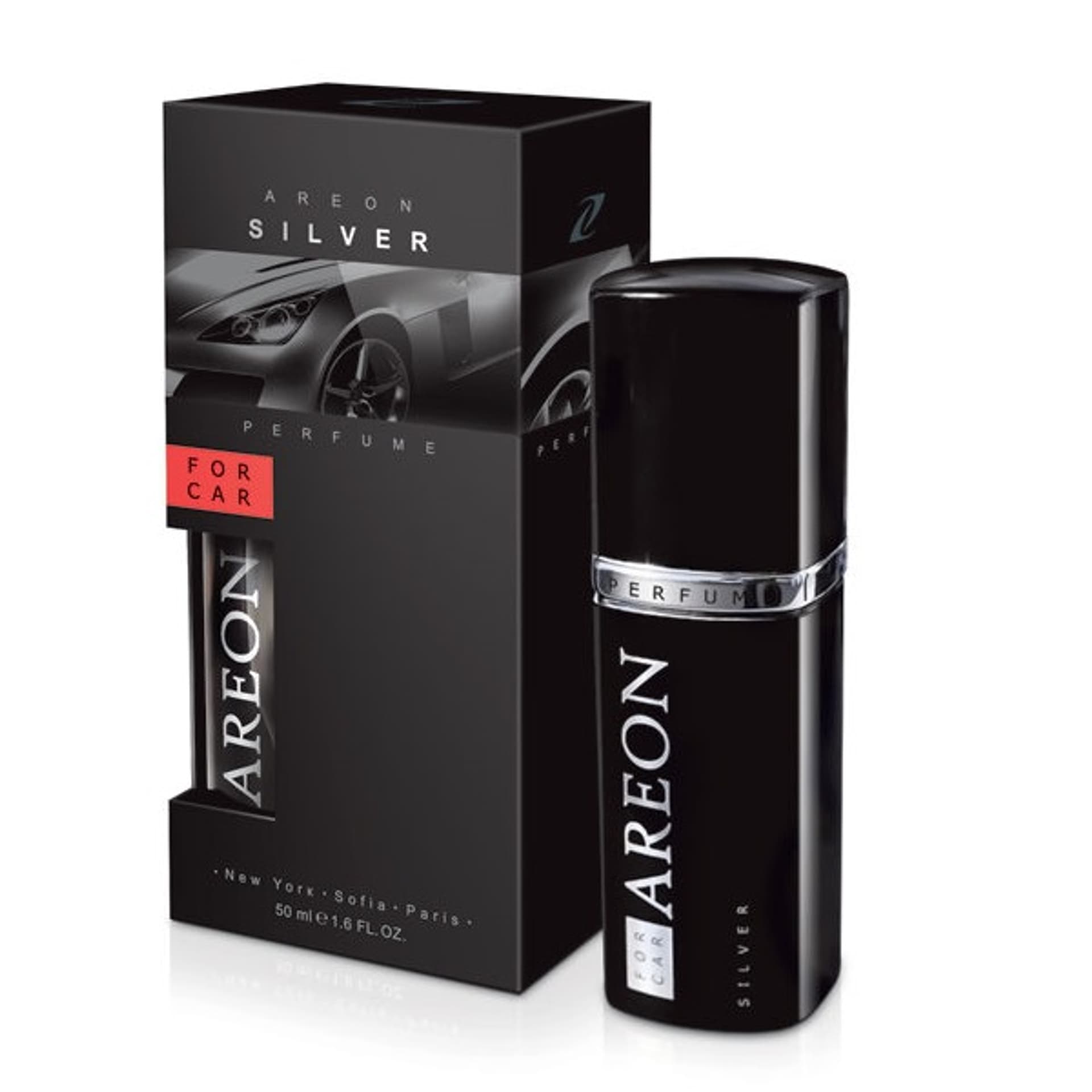 

AREON Car Perfume perfumy do auta Silver spray 50ml