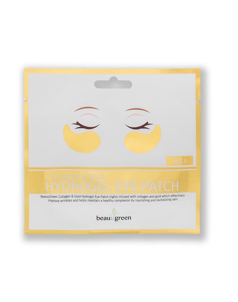 

BeauuGreen Collagen Gold Hydrogel Eye Patch hydrożelowe płatki pod oczy z kolagenem i złotem 2szt.