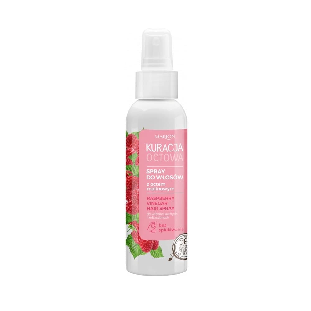 

Marion Kuracja Octowa Spray do włosów z octem malinowym - włosy suche i zniszczone 130ml