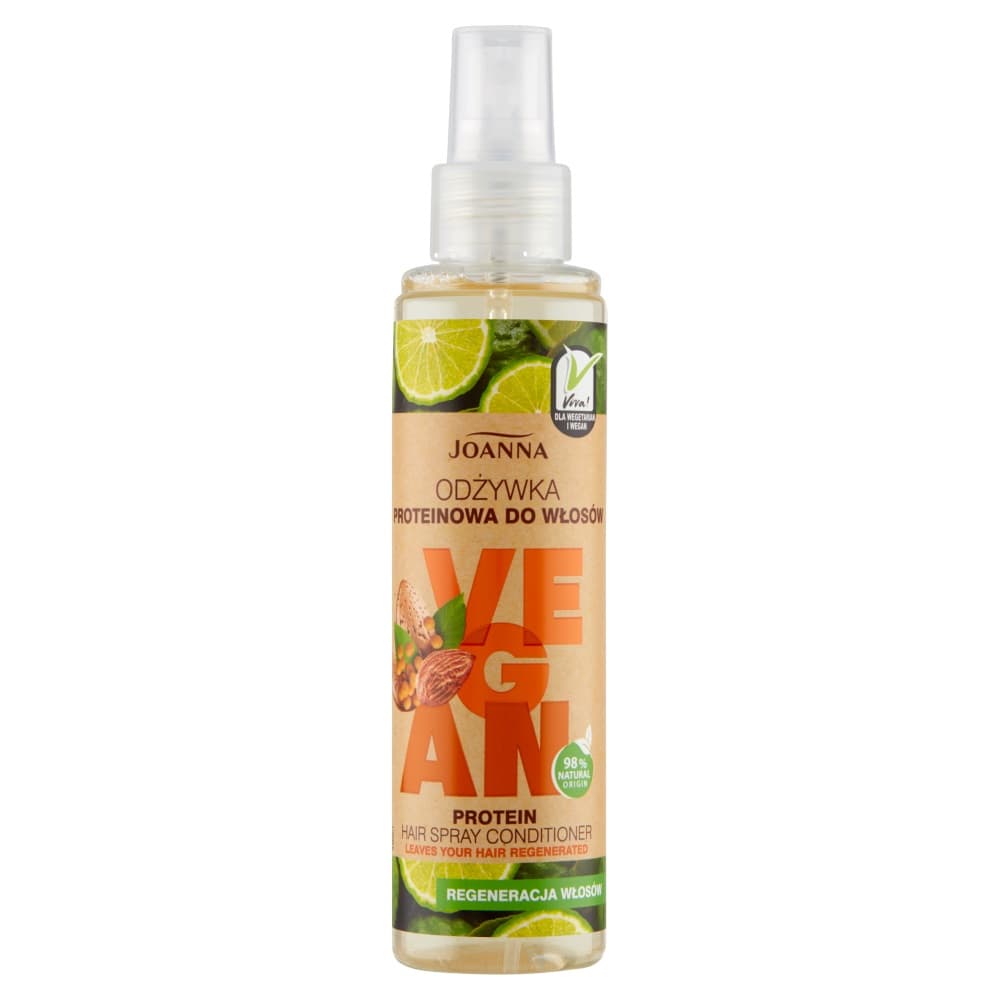 

Joanna Vegan Odżywka proteinowa do włosów regenerująca w sprayu - włosy zniszczone 150ml