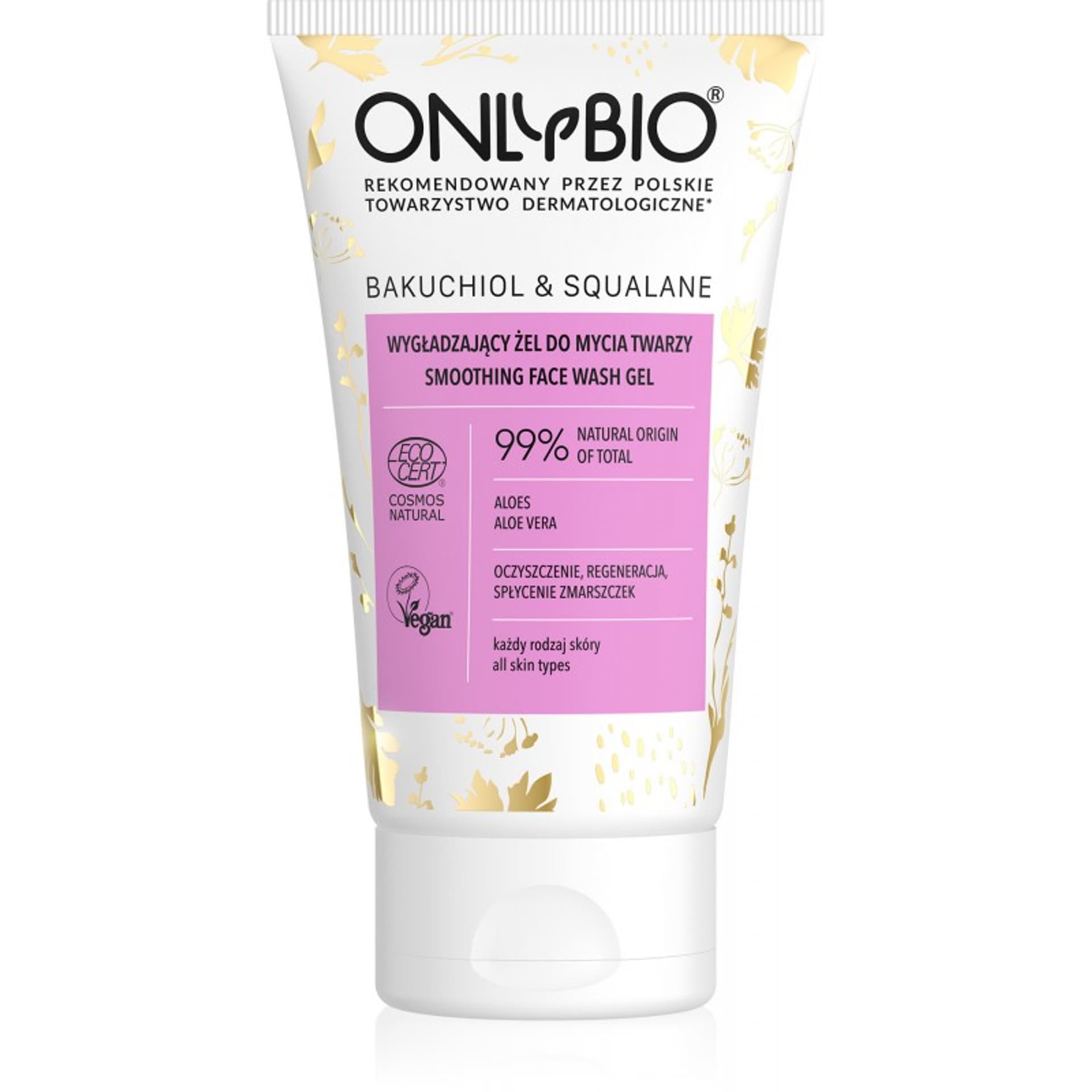

OnlyBio Bakuchiol Squalane wygładzający żel do mycia twarzy 150ml