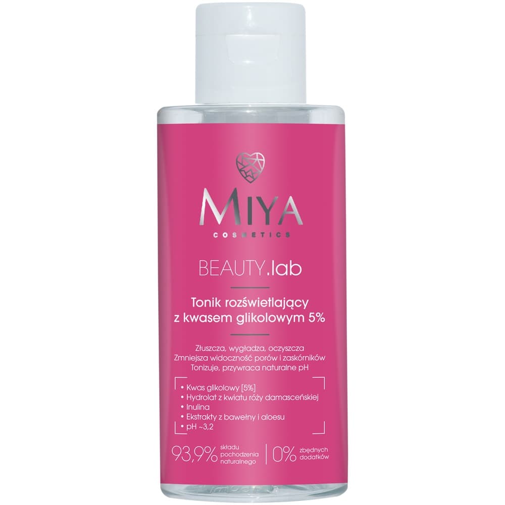 

MIYA Beauty Lab tonik rozświetlający z kwasem glikolowym 5% 150ml
