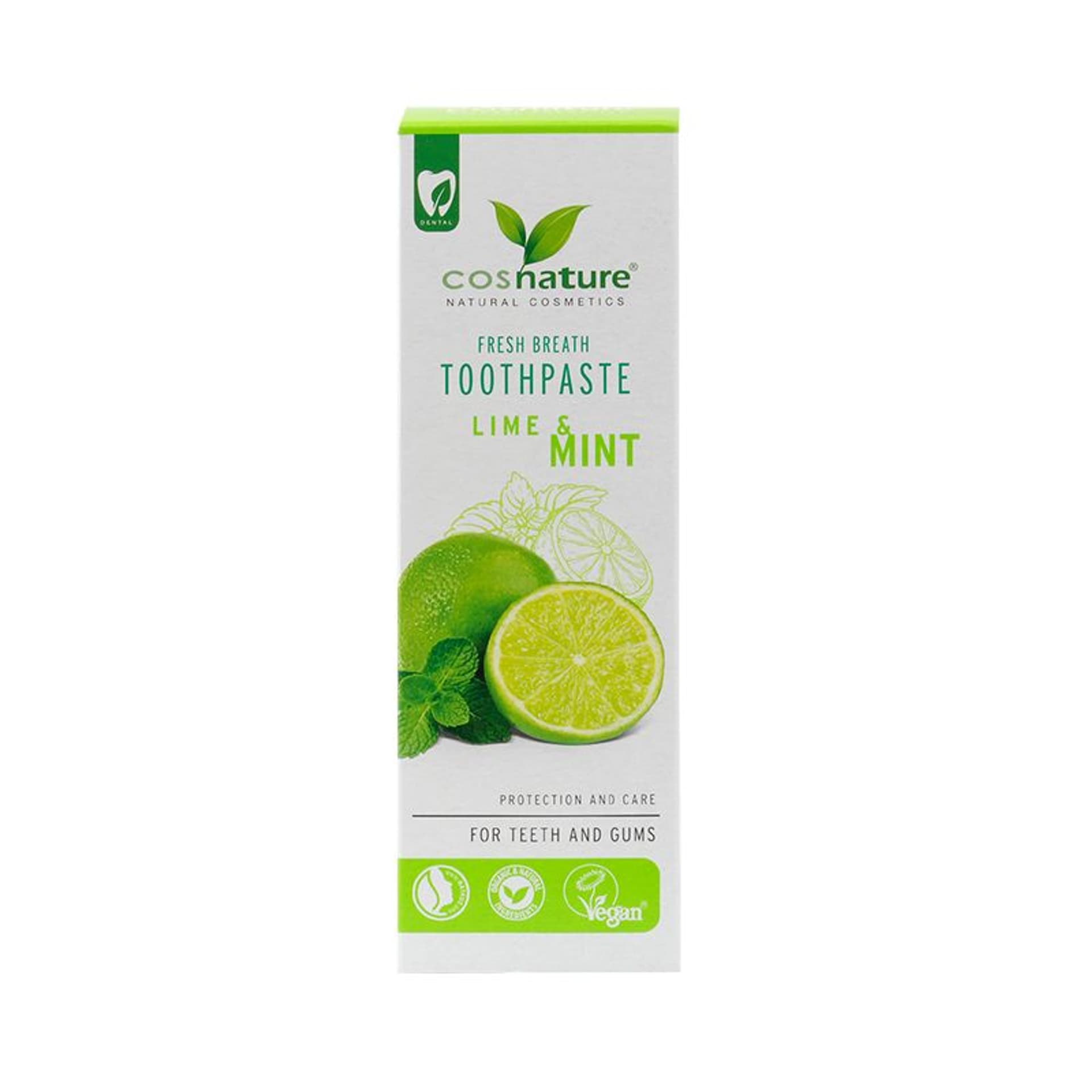 

Cosnature Fresh Breath Toothpaste naturalna pasta do zębów o smaku limonki i mięty 75ml