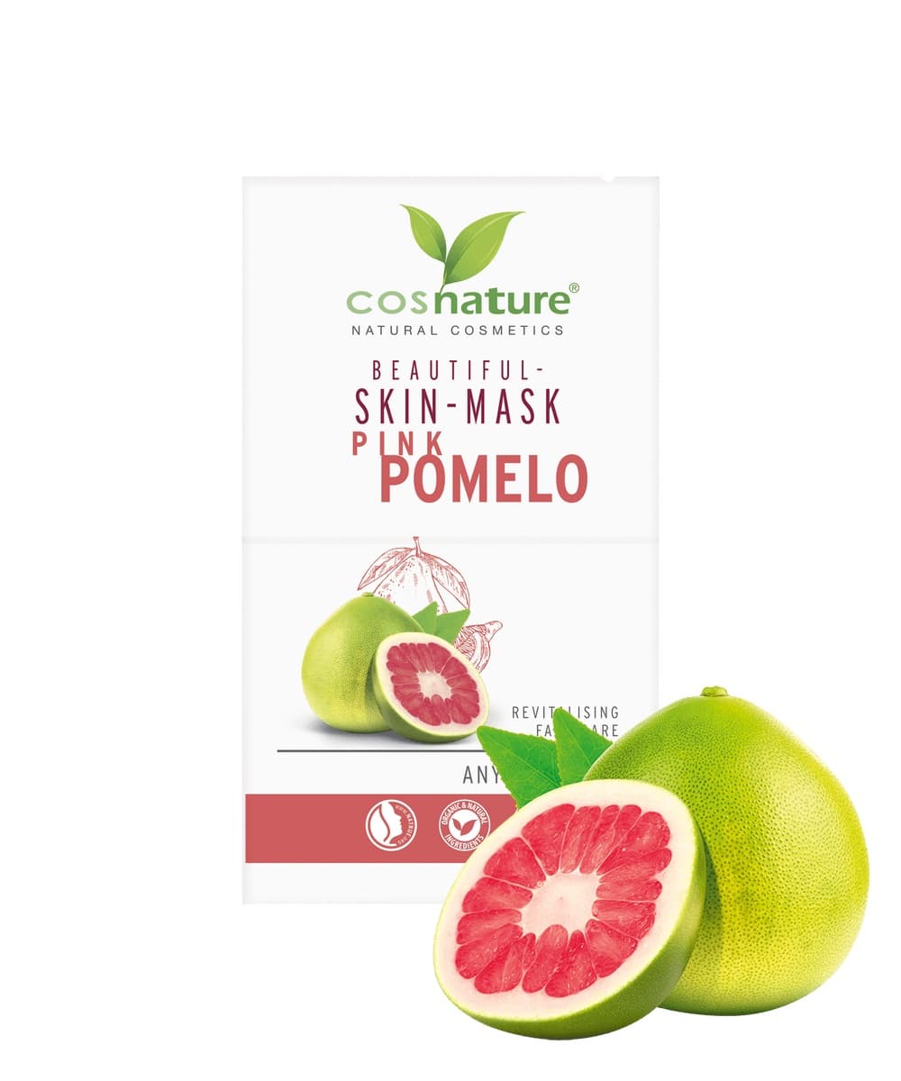 

Cosnature Beautiful Skin-Mask naturalna upiększająca maska do twarzy z różowym pomelo 2x8ml