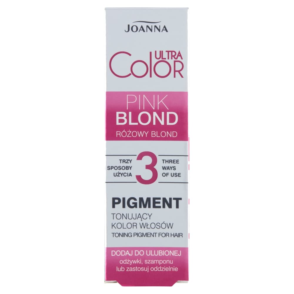 

Joanna Ultra Color Pigment tonujący kolor włosów Różowy Blond 100ml