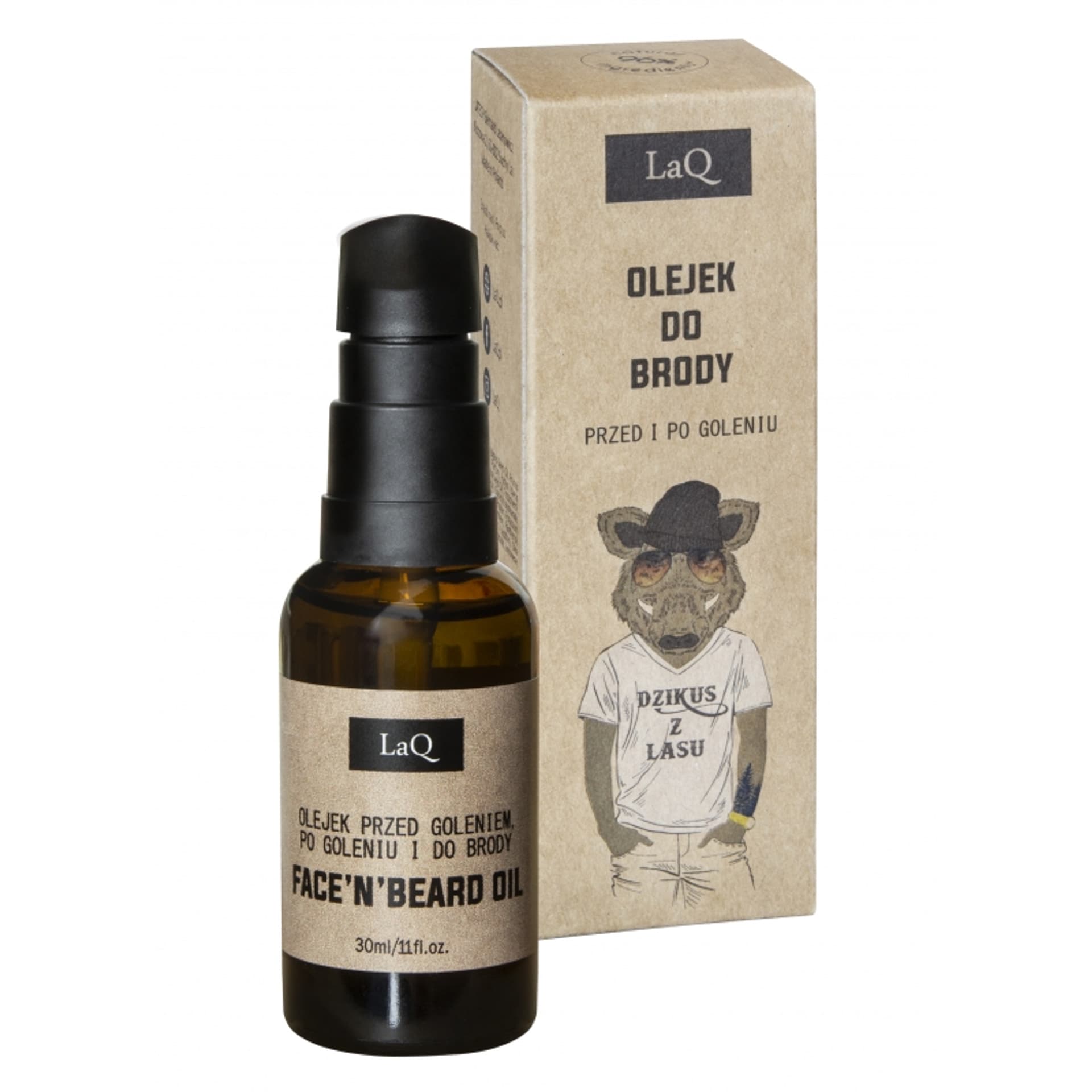 

LaQ Olejek przed i po goleniu do brody Dzik 30ml