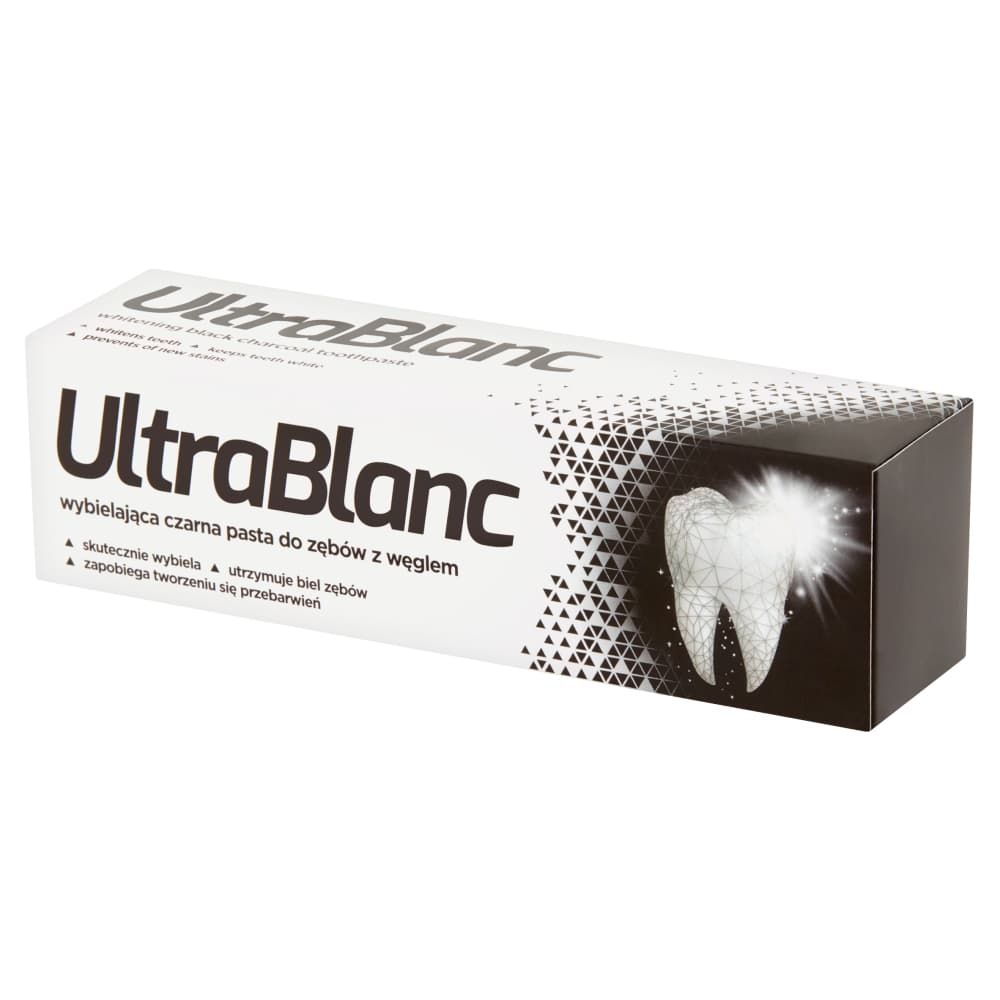 

UltraBlanc Wybielająca czarna pasta do zębów z węglem 75ml