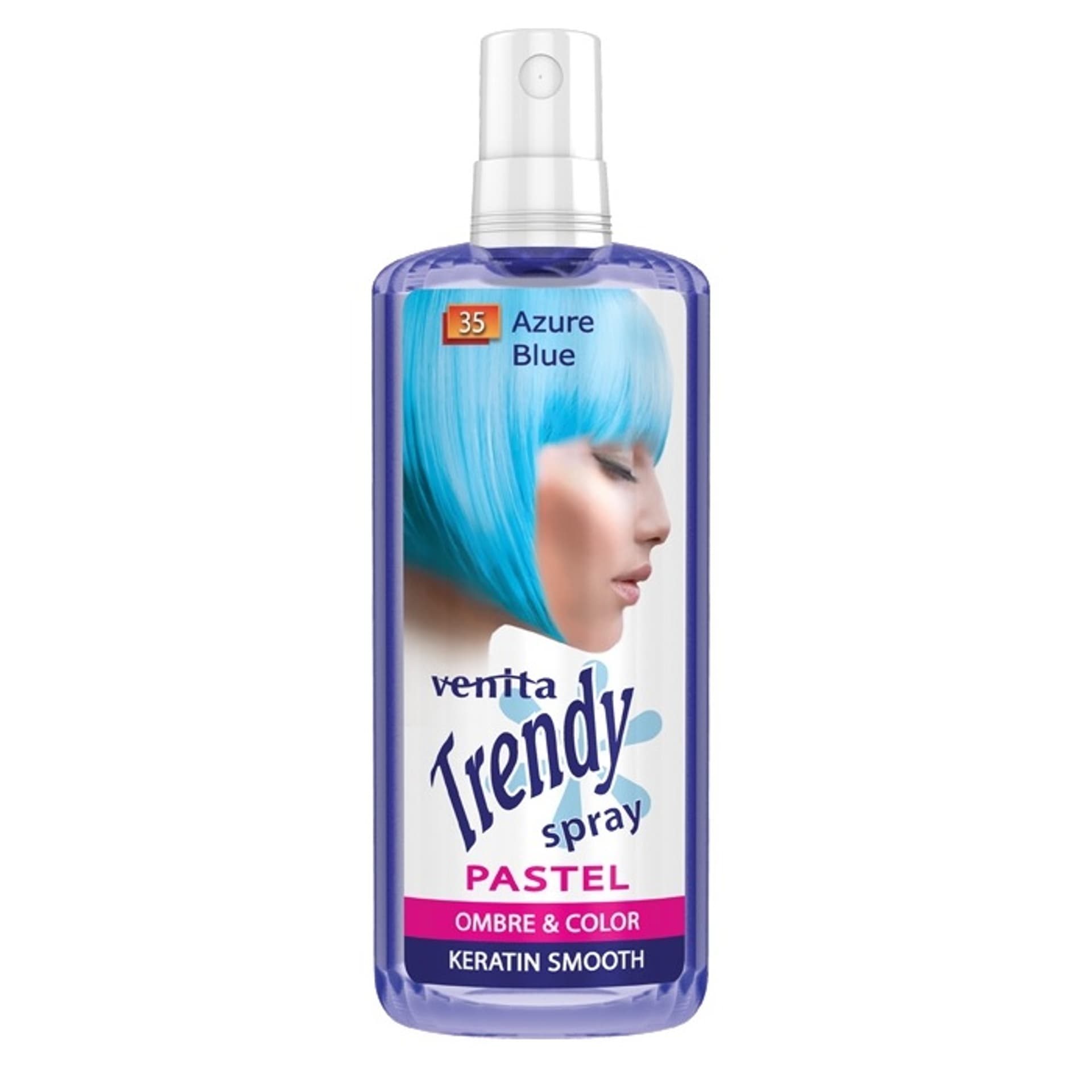 

Venita Trendy Spray Pastel koloryzujący spray do włosów 35 Azure Blue 200ml