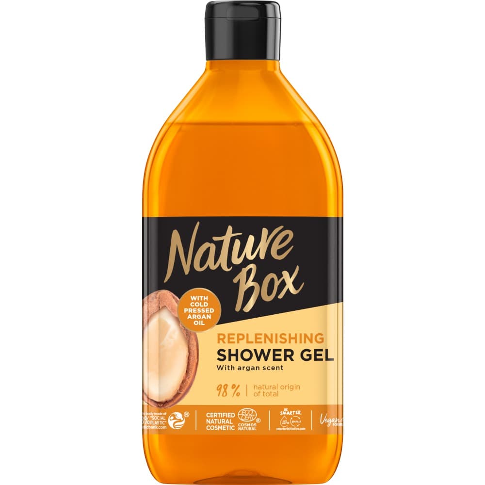 

Nature Box Argan Oil odżywczy żel pod prysznic z olejem arganowym 385ml