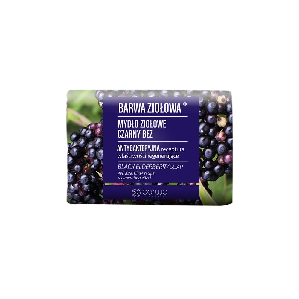 

Barwa Ziołowa Mydło ziołowe w kostce Czarny Bez 100g