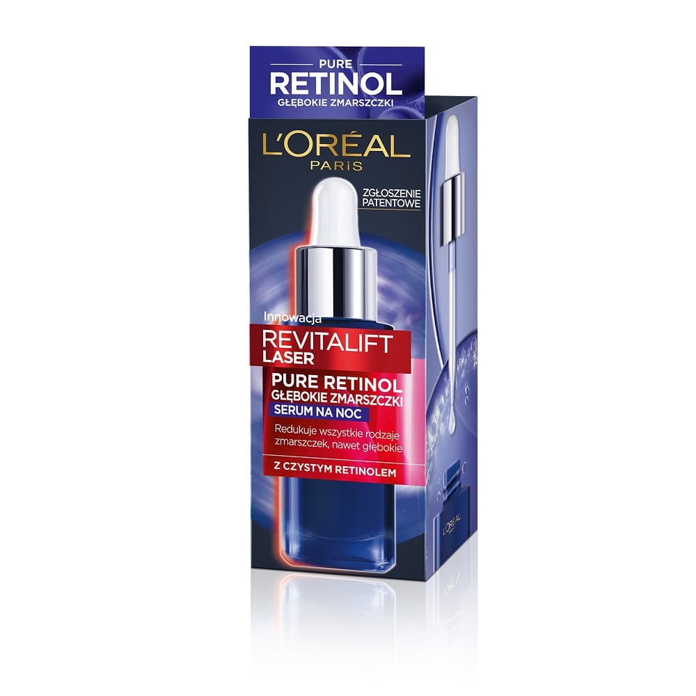 

Loreal REVITALIFT LASER Pure Retinol Serum na noc na głębokie zmarszczki 30ml
