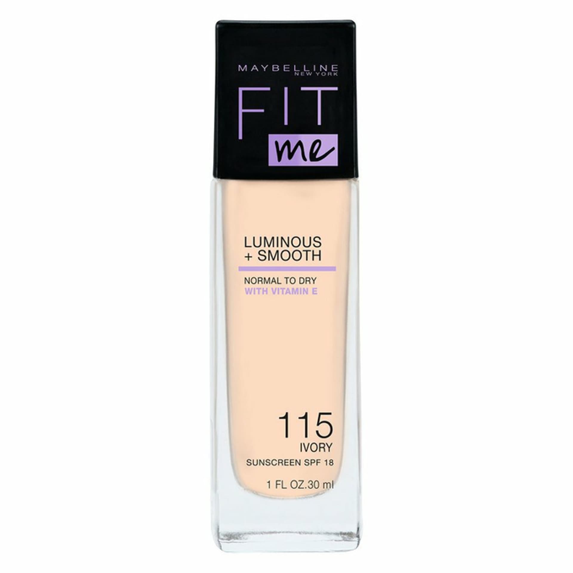 

Maybelline Fit Me Luminous + Smooth Foundation rozświetlający podkład do twarzy 115 Ivory 30ml