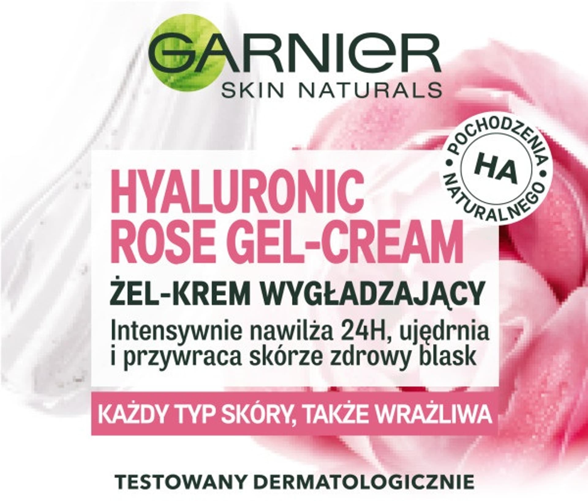 

Garnier Skin Naturals Hyaluronic Rose Żel-krem wygładzający na dzień i noc 50ml