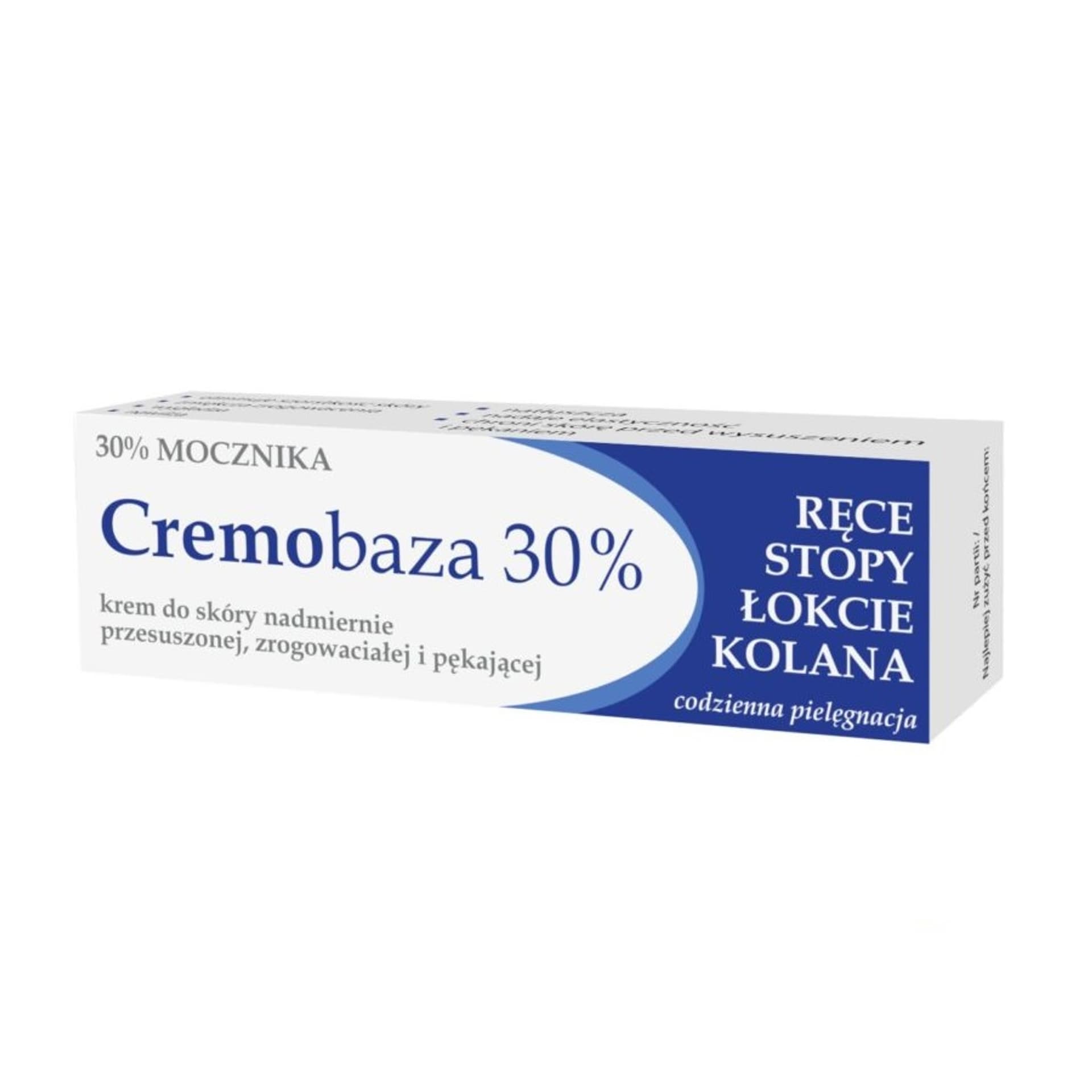 

CREMOBAZA 30% Krem z mocznikiem do rąk,stóp,łokci i kolan - skóra przesuszona i zrogowaciała 30g