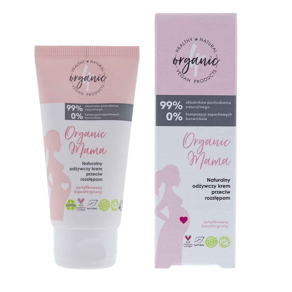 

4organic Organic Mama naturalny odżywczy krem przeciw rozstępom 50ml