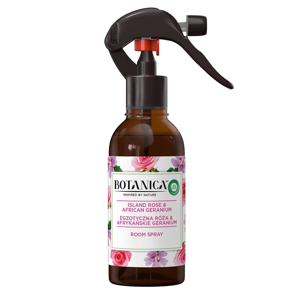 

AIR WICK Botanica Room Spray odświeżacz powietrza w sprayu Egzotyczna Róża Afrykańskie Geranium 236ml