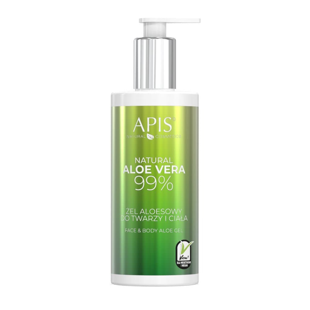 

Apis natural aloe vera 99% żel aloesowy do twarzy i ciała 300 ml