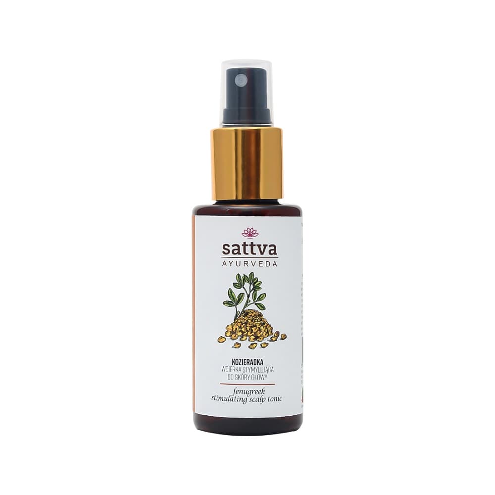 

Sattva Stimulating Scalp Tonic wcierka stymulująca do skóry głowy Kozieradka 100ml