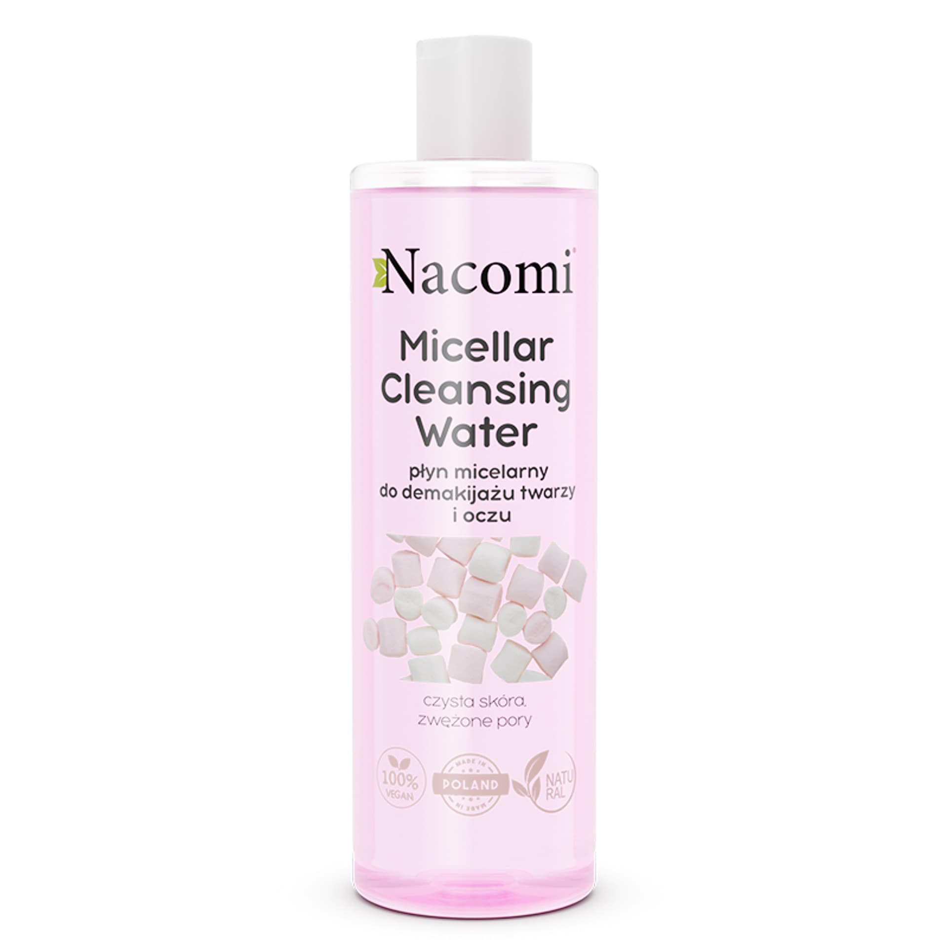 

Nacomi Micellar Cleansing Water płyn micelarny do demakijażu twarzy i oczu zwężający pory 400ml