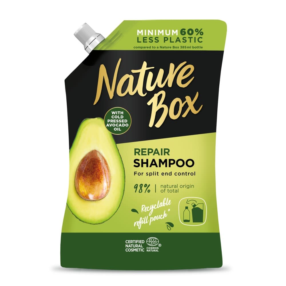 

Nature Box Repair Shampoo szampon do włosów Avocado Oil 500ml Refill