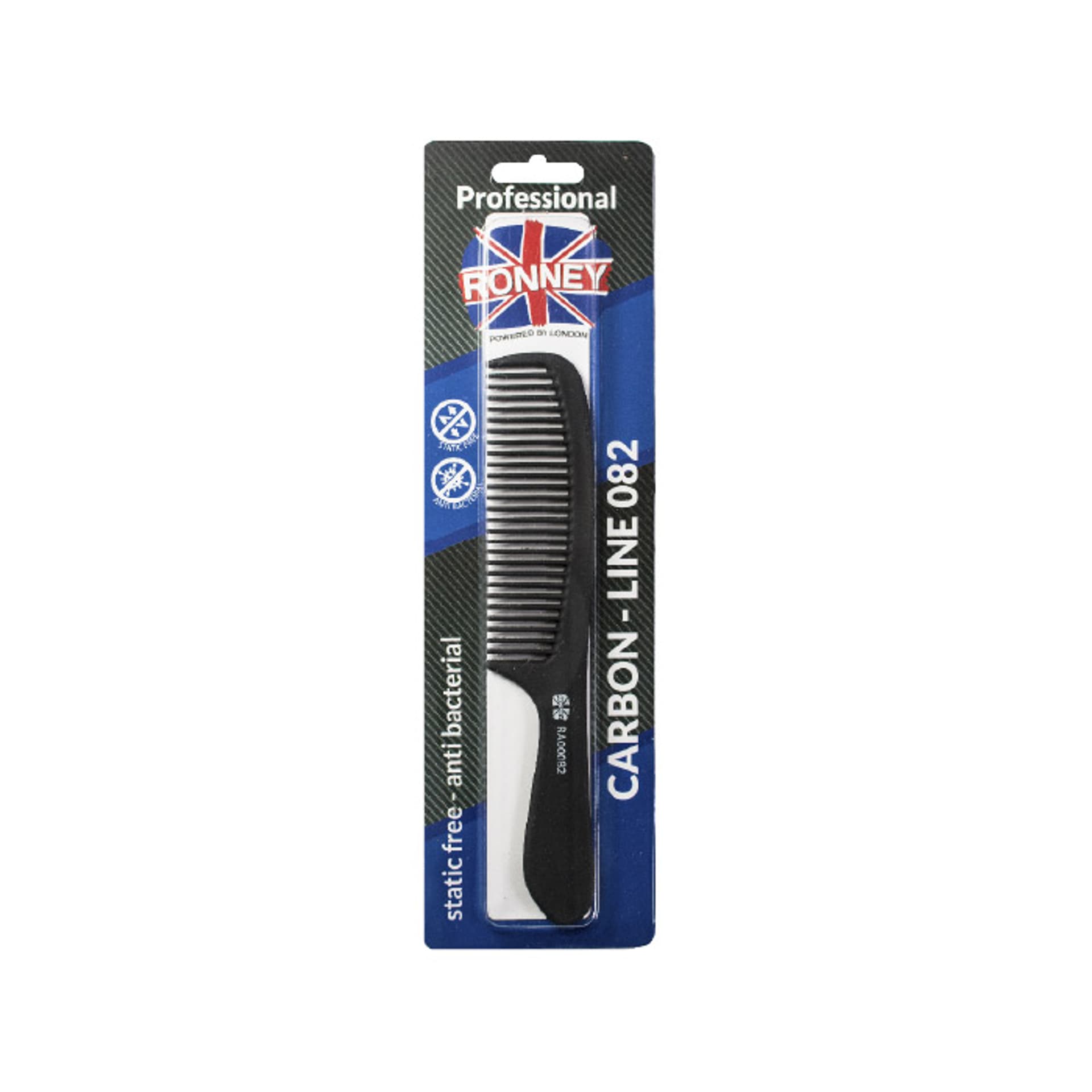 

RONNEY Professional Carbon Comb profesjonalny grzebień do włosów RA 00082