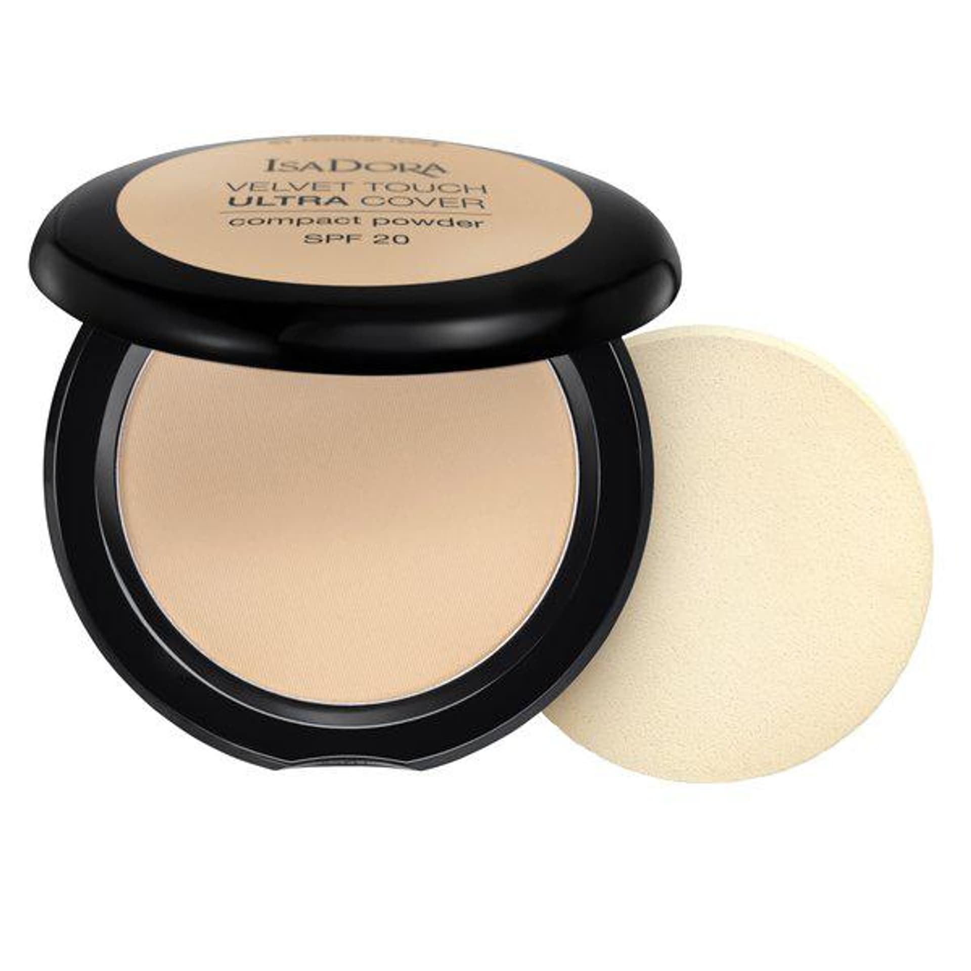 

Isadora Velvet Touch Ultra Cover Compact Powder SPF20 kryjący puder prasowany 61 Neutral Ivory 7.5g