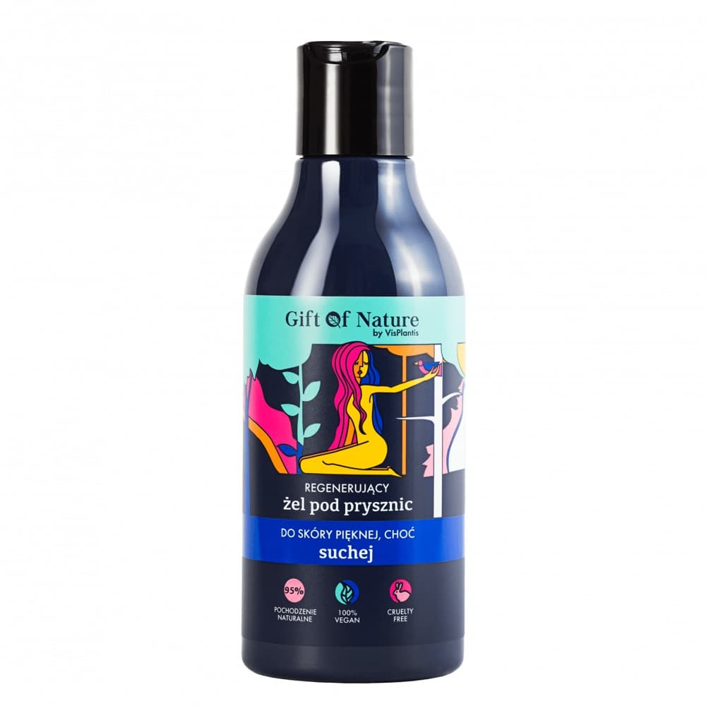 

Vis Plantis Gift Of Nature Żel pod prysznic regenerujący do skóry suchej 300ml