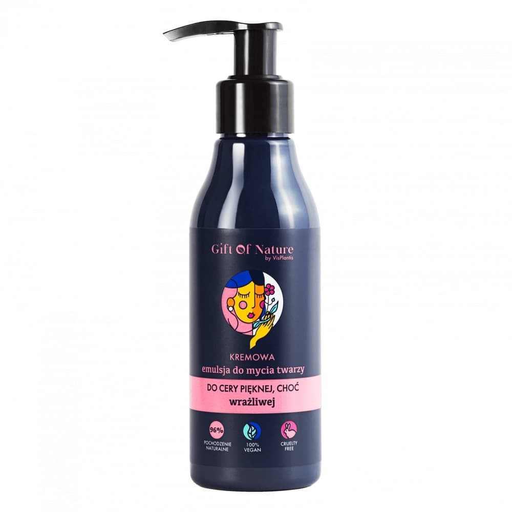 

Vis Plantis Gift Of Nature Kremowa Emulsja do mycia twarzy do cery wrażliwej 150ml