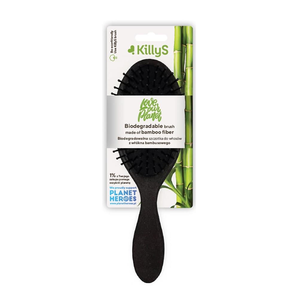

KillyS Biodegradable Brush biodegradowalna szczotka do włosów z włókna bambusowego