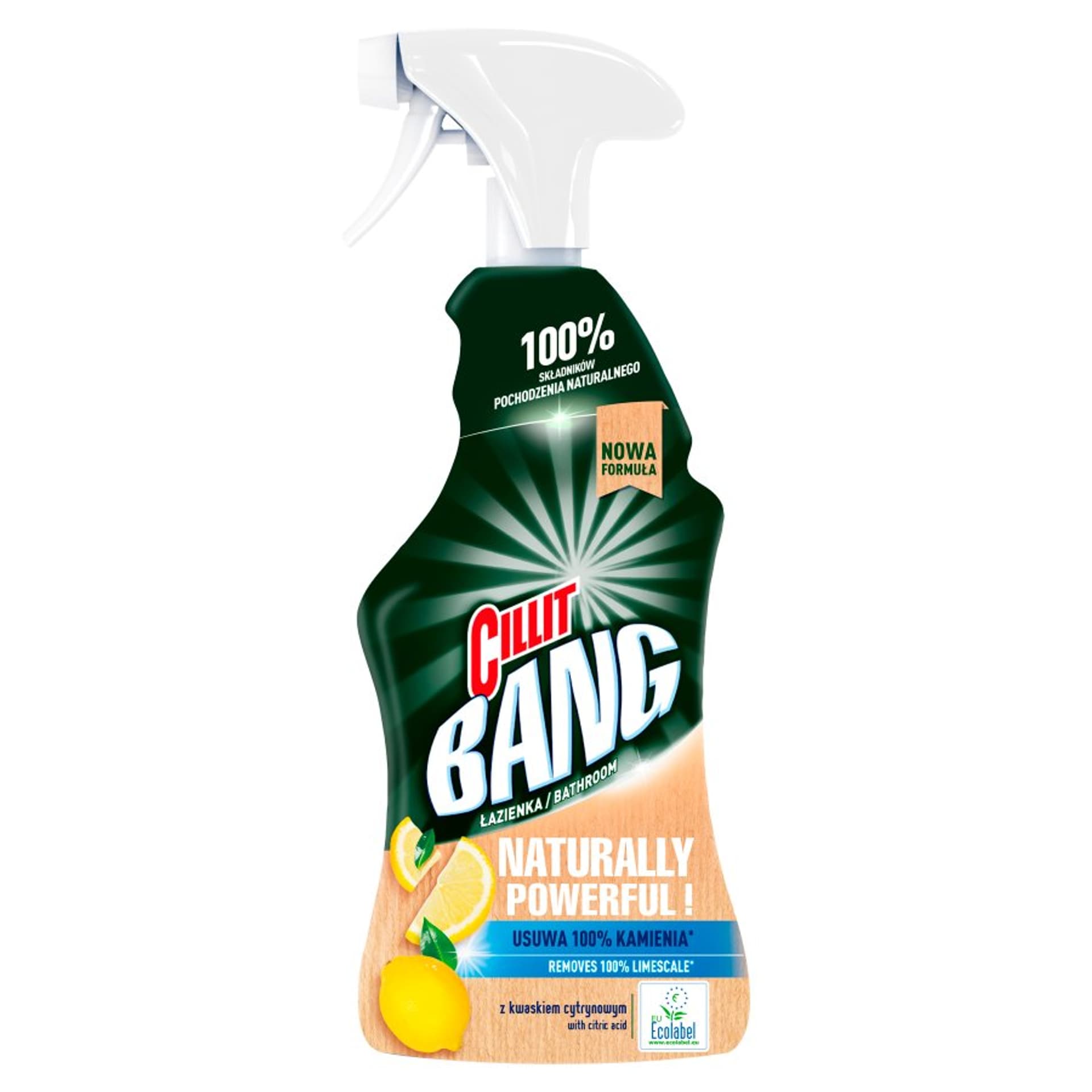 

Cillit Bang Naturally Powerful spray czyszczący do łazienki z kwaskiem cytrynowym 750ml