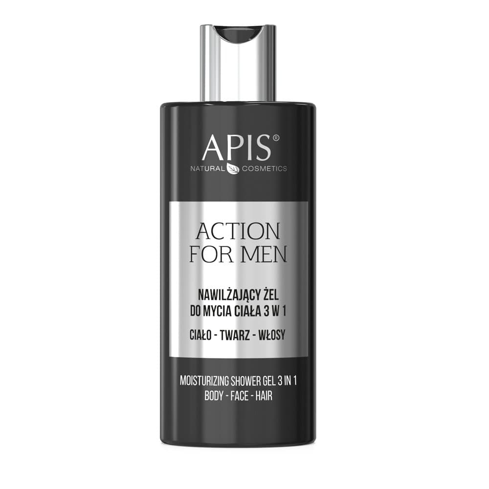 

Apis action for men nawilżający żel do mycia ciała 3w1 300 ml