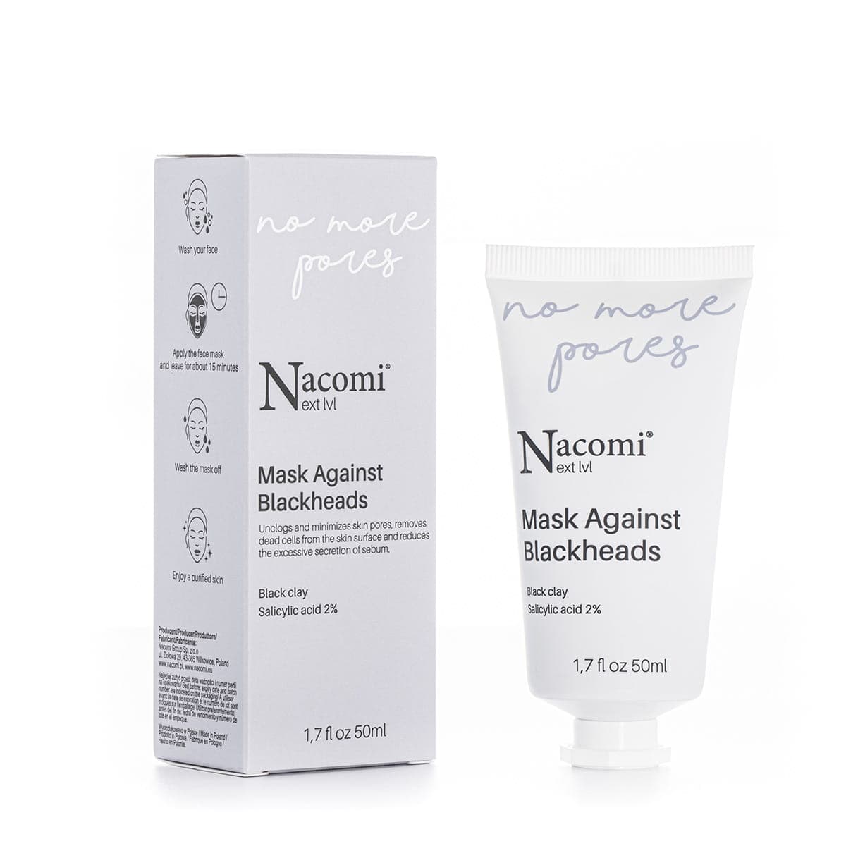 

Nacomi Next Level Mask Against Blackheads maska przeciw zaskórniakom 50ml
