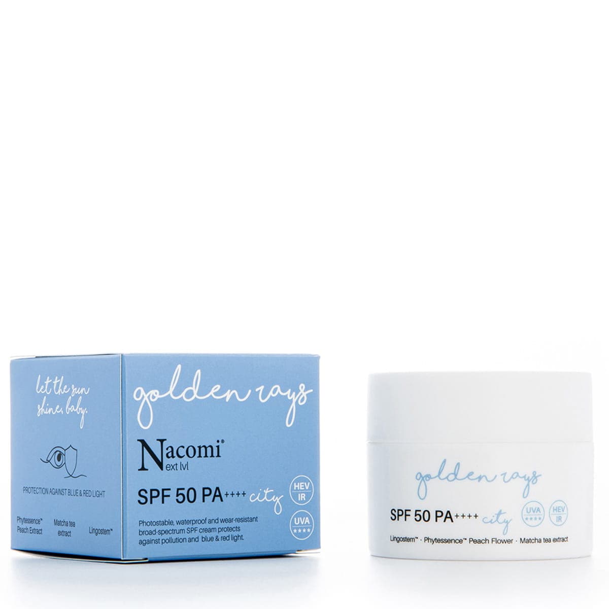 

Nacomi Next Level SPF50 PA++++ miejski krem wodoodporny do twarzy City 50ml