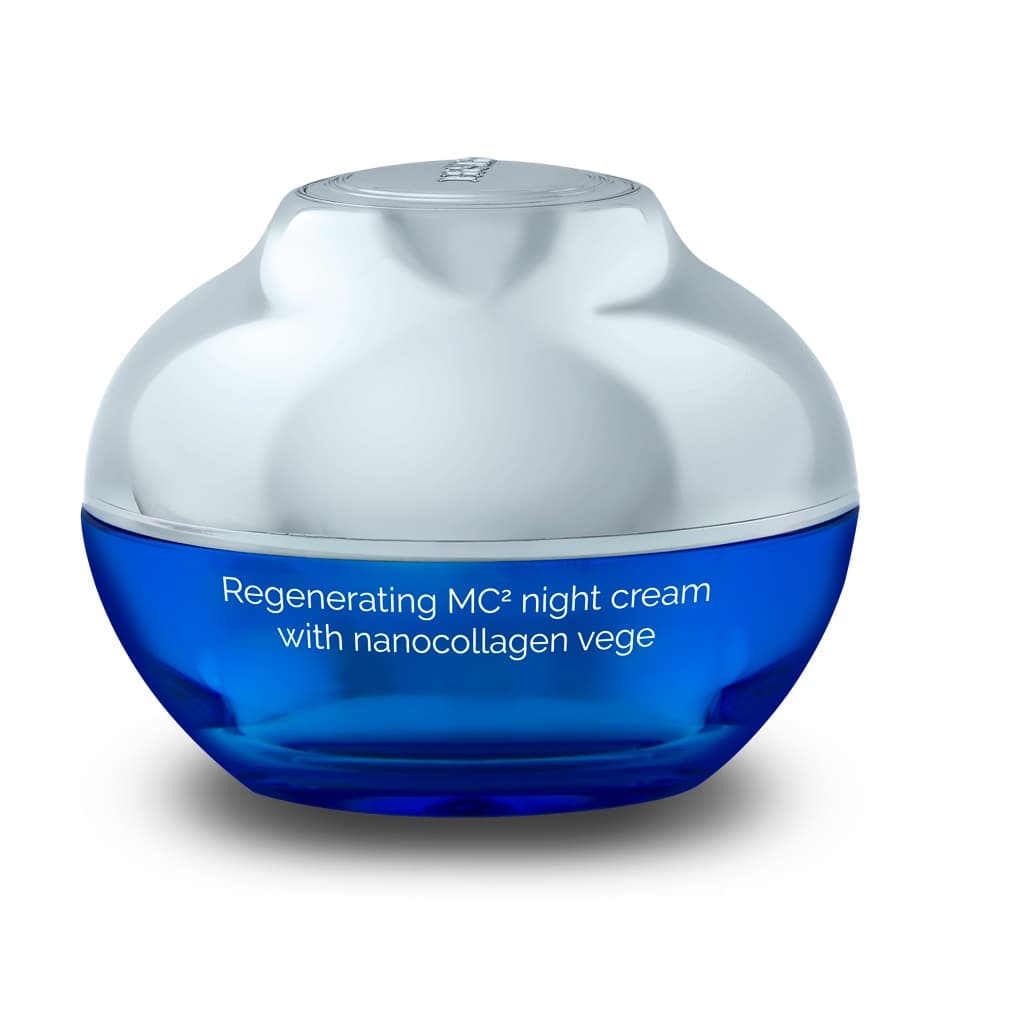 

HiSkin SkinLed Regenerating MC2 Night Cream With Nanocollagen Vege regenerujący krem na noc z nanokolagenem vege 50ml + masażer i światło LED refill