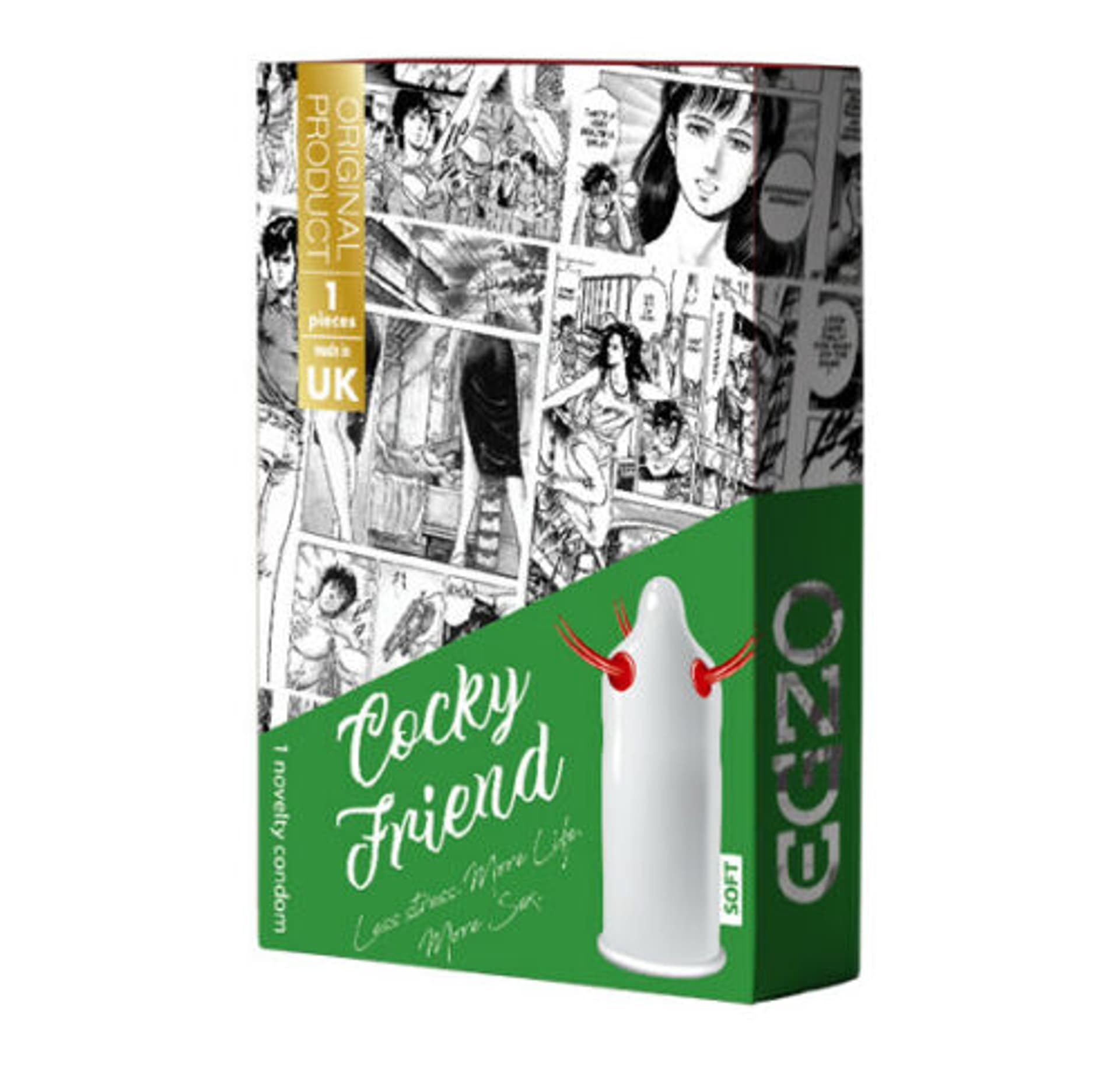 

EGZO Cocky Friend prezerwatywa z wypustkami Soft 1szt.
