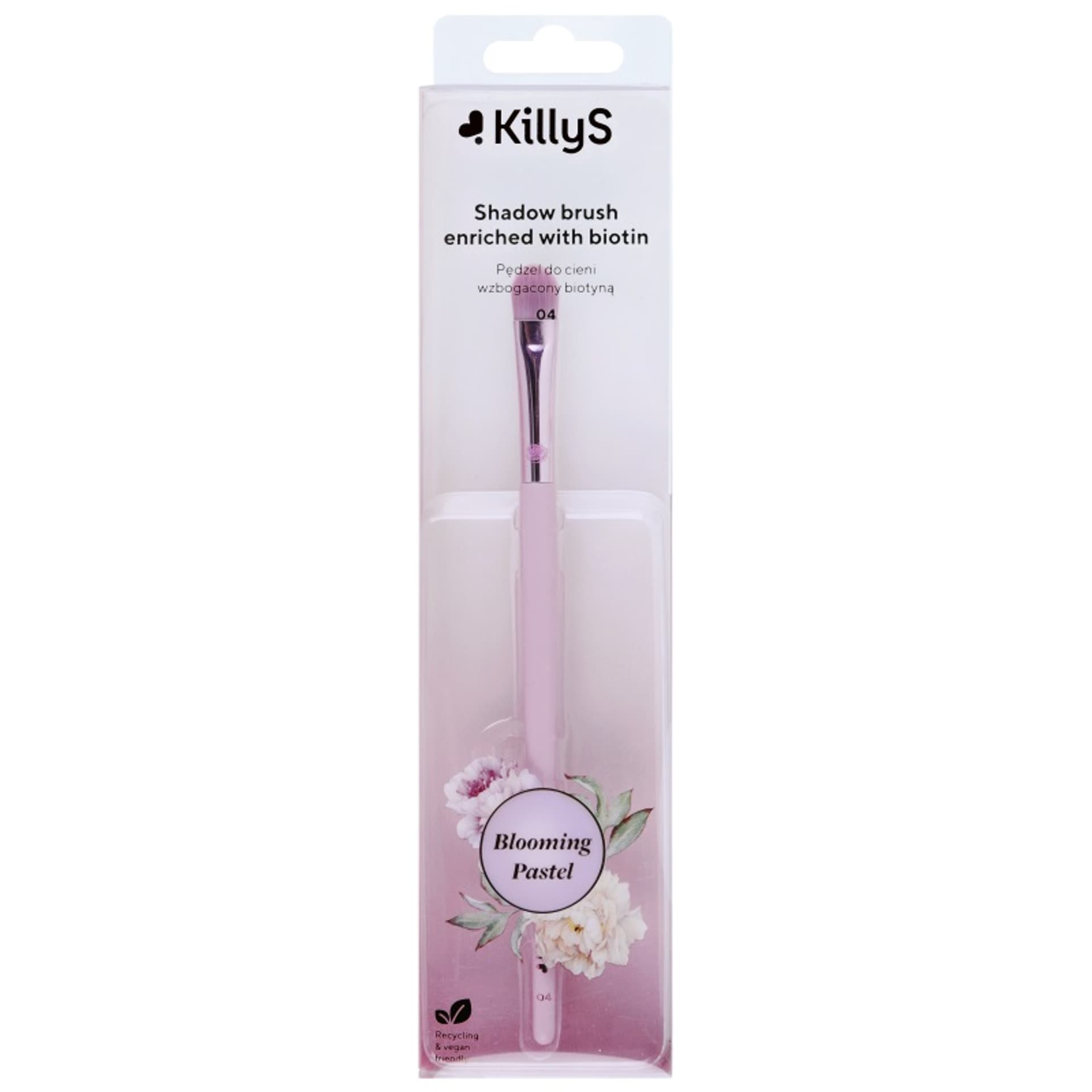 

KillyS Blooming Pastel Shadow Brush pędzel do cieni wzbogacony biotyną 04