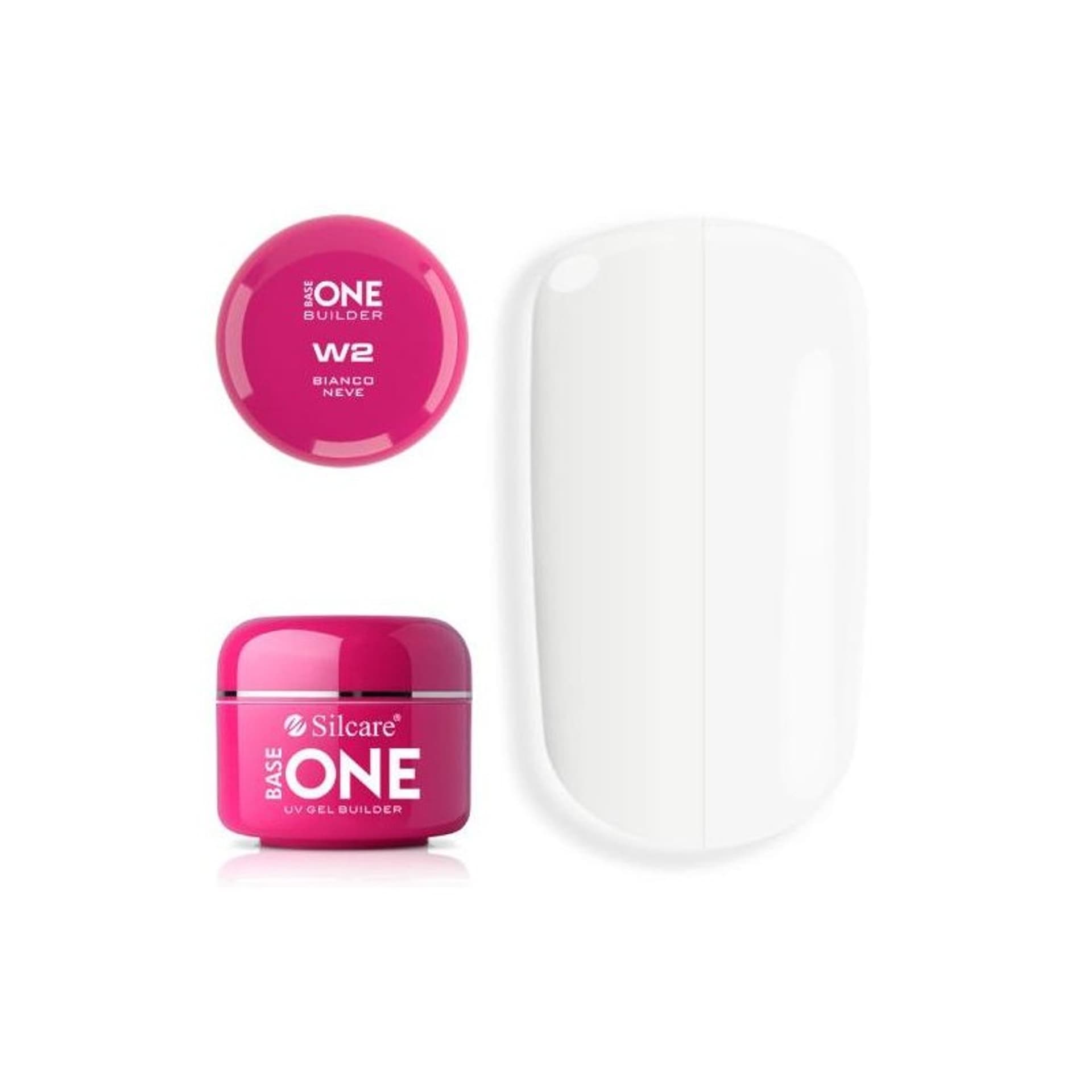 

SILCARE Gel Base One Bianco Neve W2 żel budujący do paznokci 15g