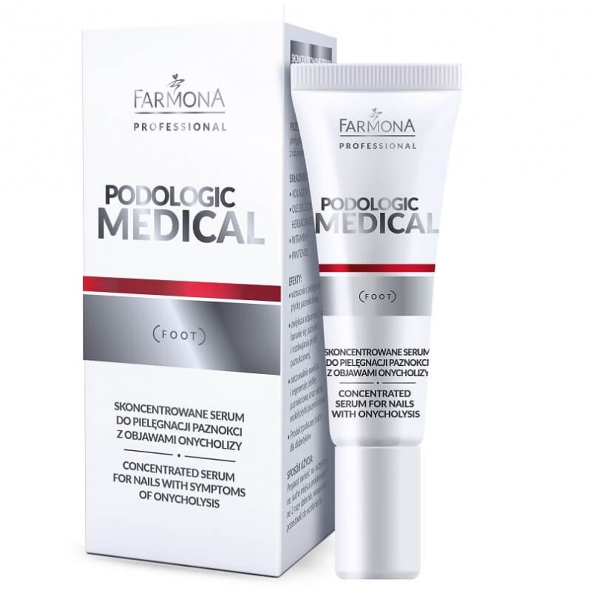 

Farmona podologic medical skoncentrowane serum do pielęgnacji paznokci z objawami onycholizy 15 ml